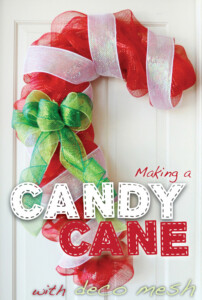 Candy Cane Wreath