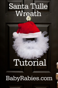 Santa Tulle Wreath