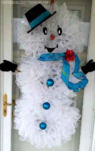 Snowman Wreath